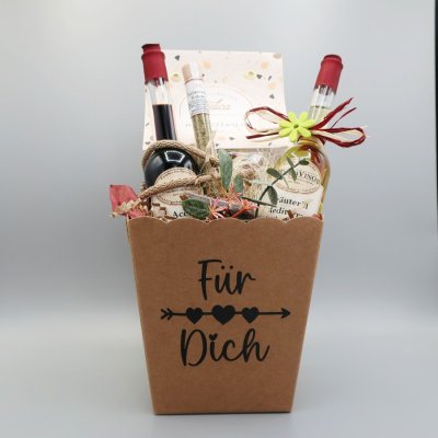 Feinkost Geschenkset "Für Dich" Balsamico & Kräuteröl